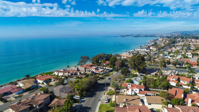 Capistrano,Beach,Taken,From,The,Air,Towards,Dana,Point