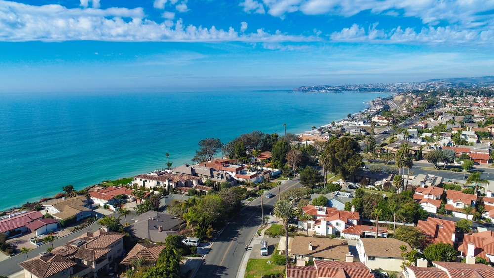 Capistrano,Beach,Taken,From,The,Air,Towards,Dana,Point