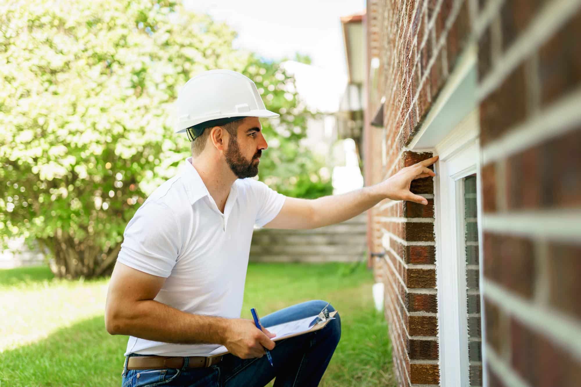 A,Man,With,A,White,Hard,Hat,Holding,A,Clipboard,