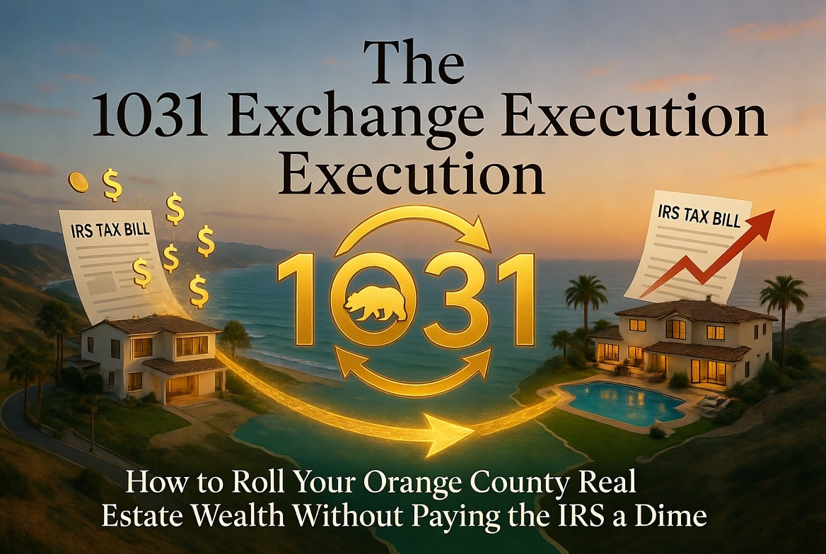 The 1031 Exchange Execution: How to Roll Your Orange County Real Estate Wealth Without Paying the IRS a Dime