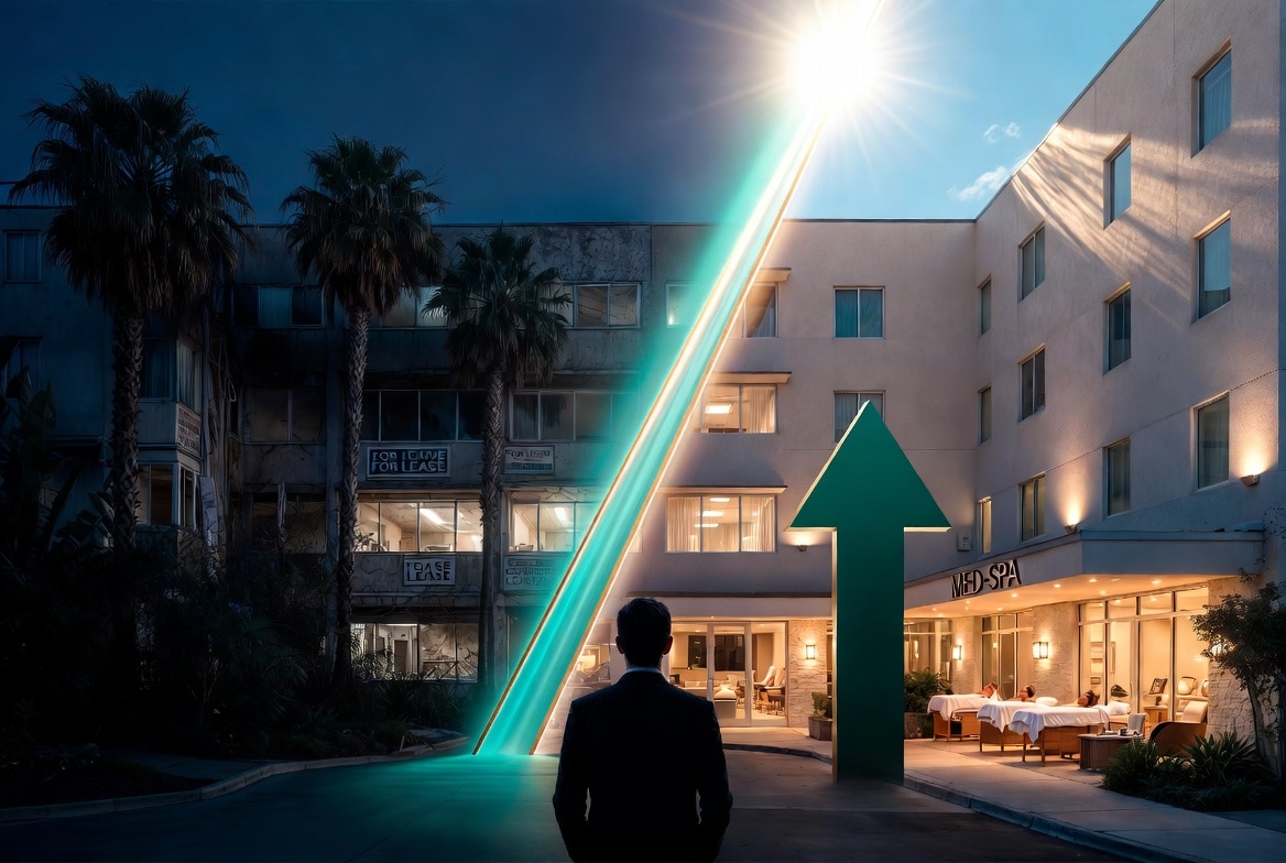 The “Zombie Office” Conversion: Turning Dead Corporate Suites into High-Yield Med-Spas in OC