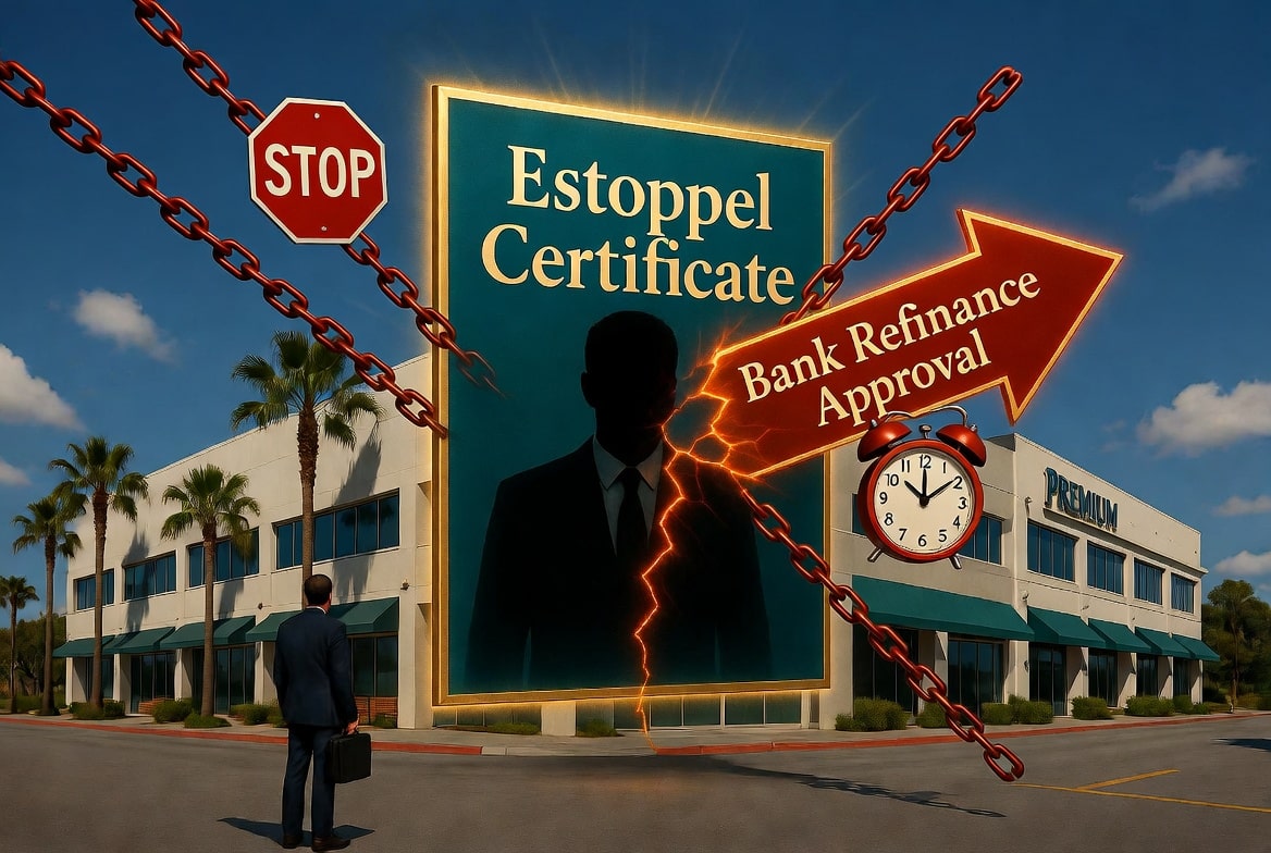 The “Estoppel” Sabotage: How Uncooperative Tenants Can Destroy Your Commercial Refinance in OC
