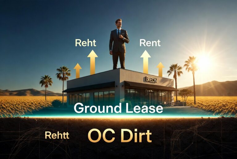 The Ground Lease Explained: How to Monetize OC Dirt Without Ever Building a Structure
