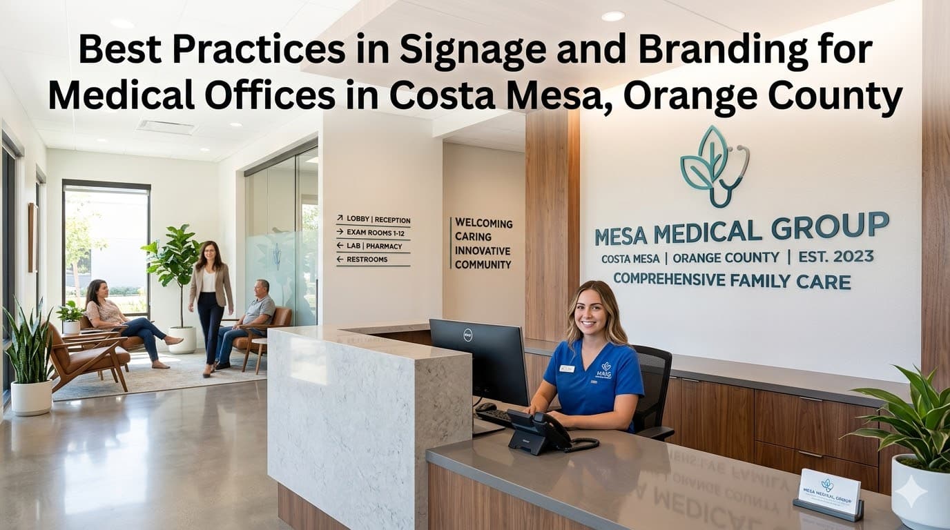 Best Practices in Signage and Branding in Medical Offices in Costa Mesa, Orange County Mesa, Orange County
