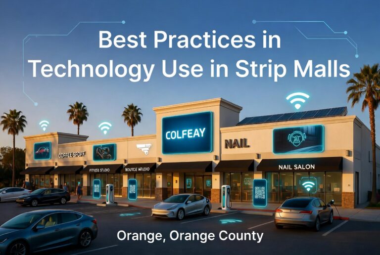 Best Practices in Technology Use in Strip Malls in Orange, Orange County