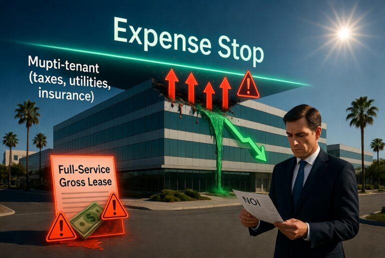 Demystifying the “Expense Stop”: How Full-Service Gross Leases Are Quietly Killing Your Office NOI in OC