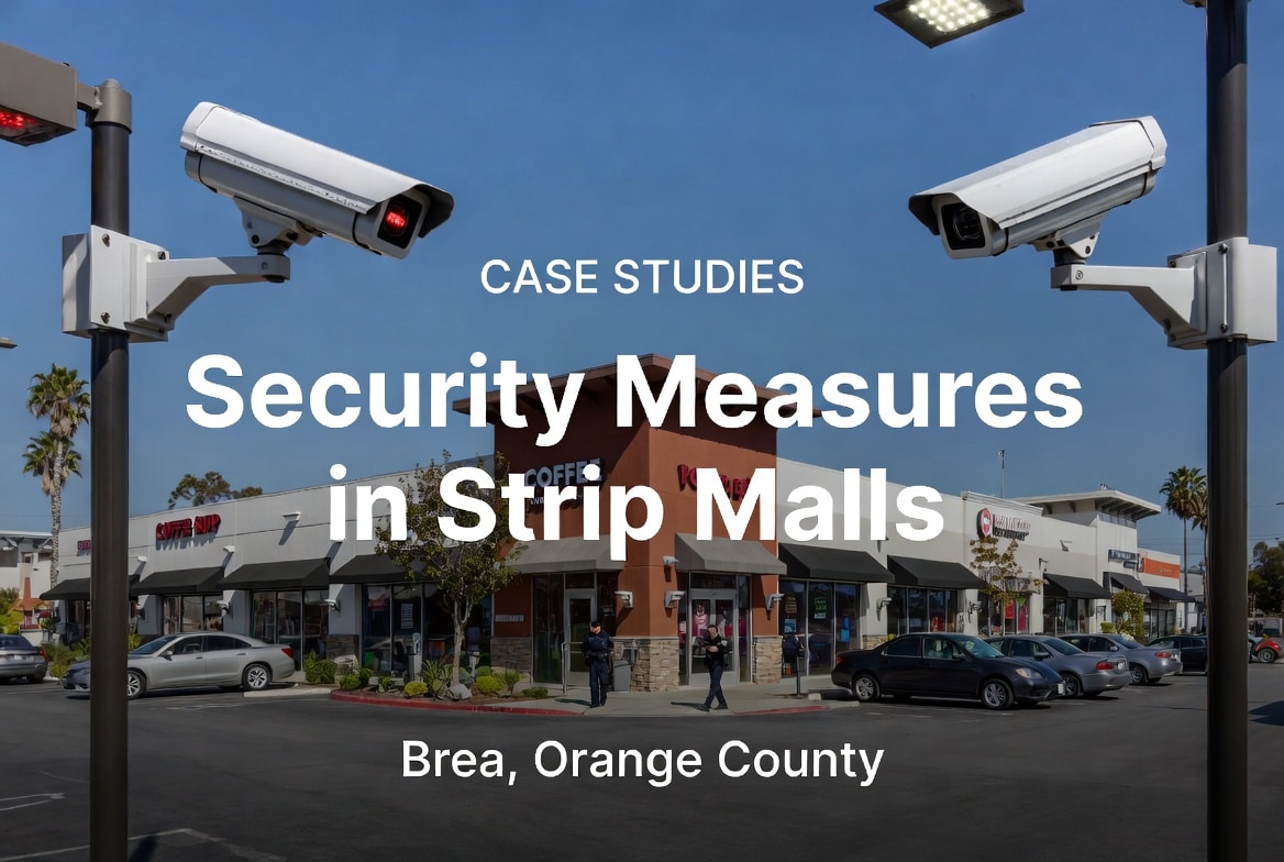 Case Studies in Security Measures in Strip Malls in Brea, Orange County