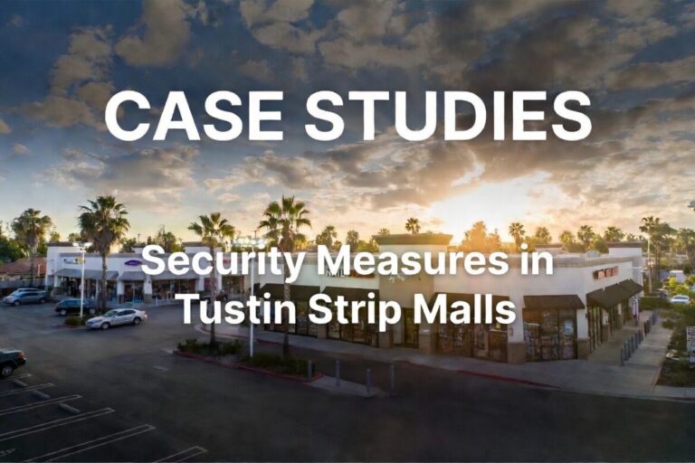 Case Studies in Security Measures in Strip Malls in Tustin, Orange County
