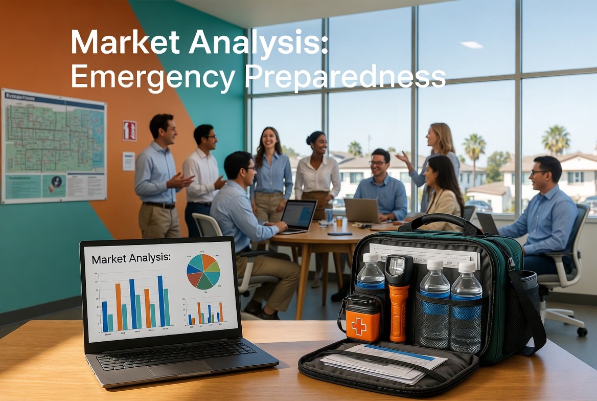 Conducting Market Analysis for Emergency Preparedness in Co-Working Spaces in Fullerton, Orange County