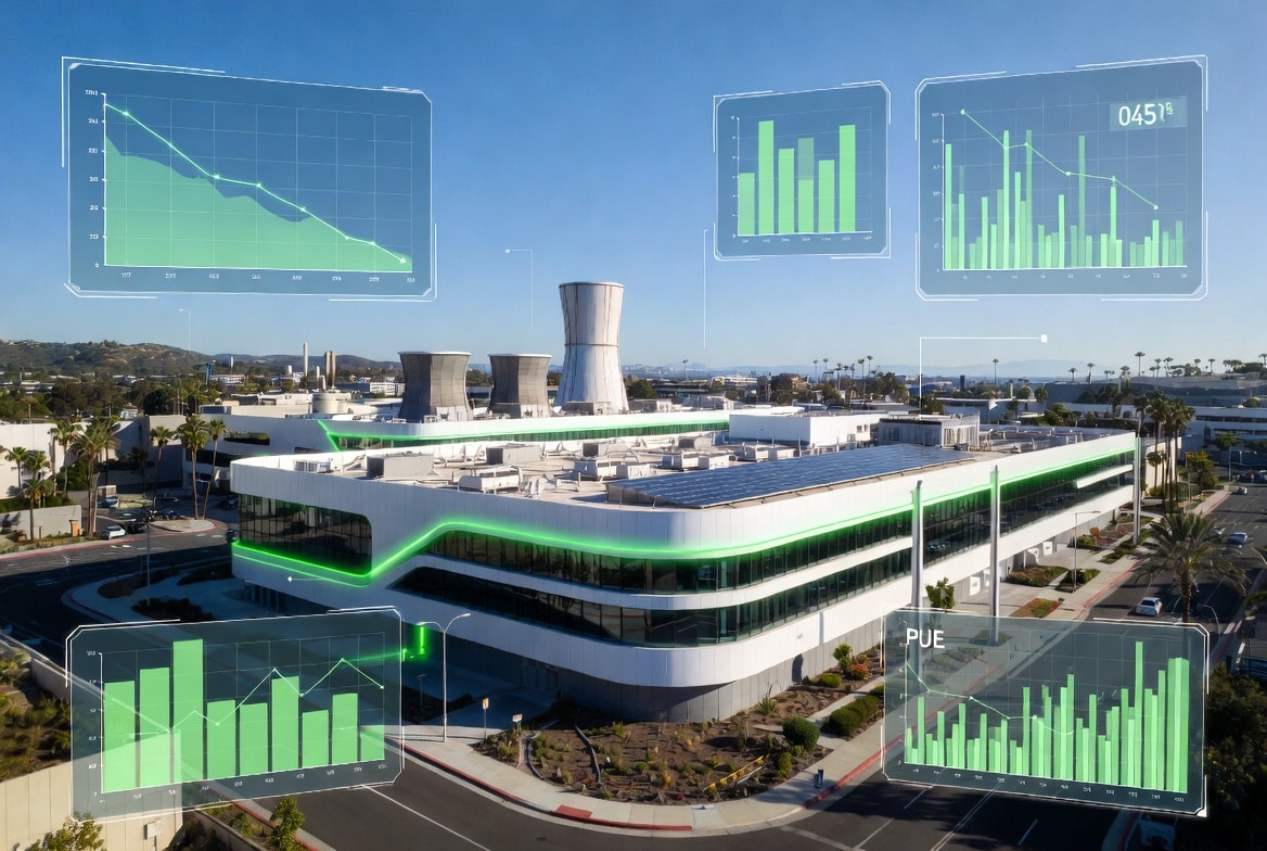 Conducting Market Analysis for Energy Efficiency in Data Centers in Irvine, Orange County