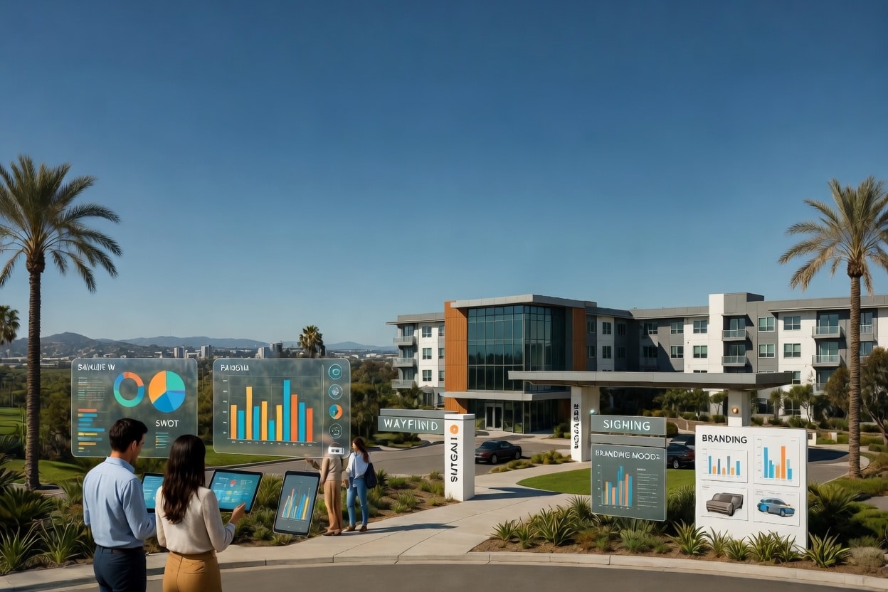 Conducting Market Analysis for Signage and Branding in Apartment Complexes in Orange, Orange County