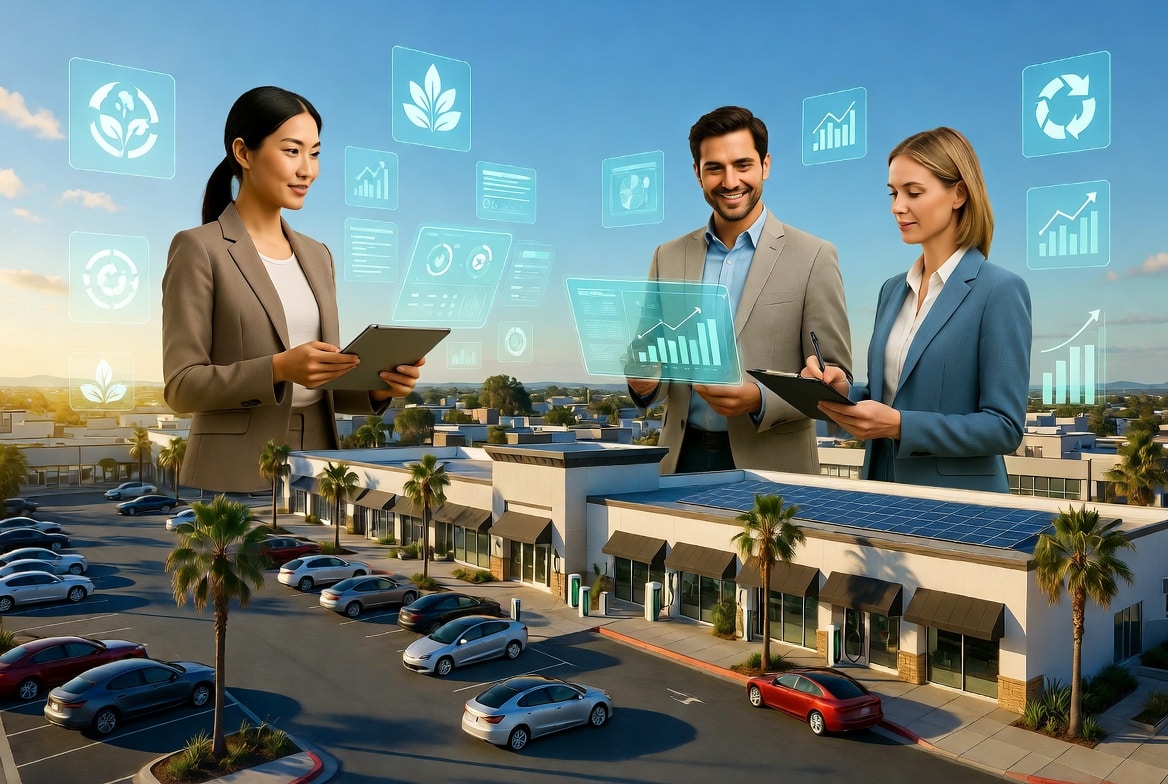 Conducting Market Analysis for Sustainability Practices in Strip Malls in Orange, Orange County