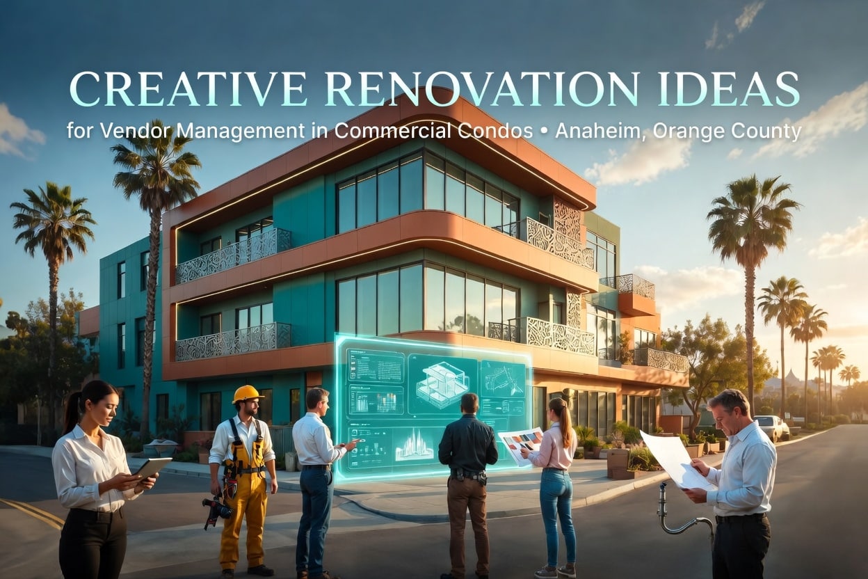 Creative Renovation Ideas for Vendor Management in Commercial Condos in Anaheim, Orange County