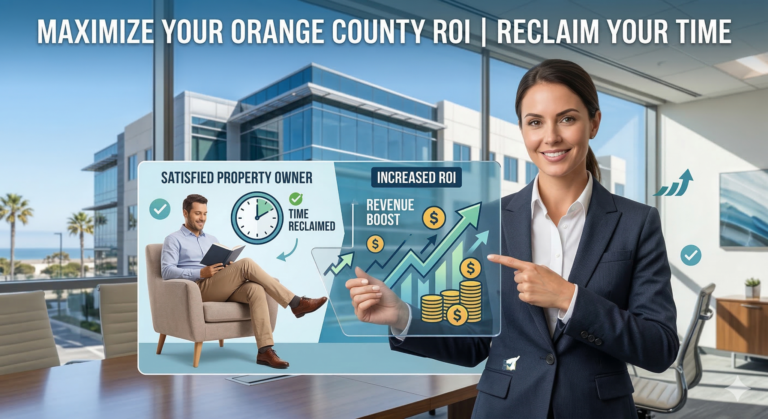 The Benefits of Professional Commercial Property Management in Orange County: Reclaiming Your Time and ROI
