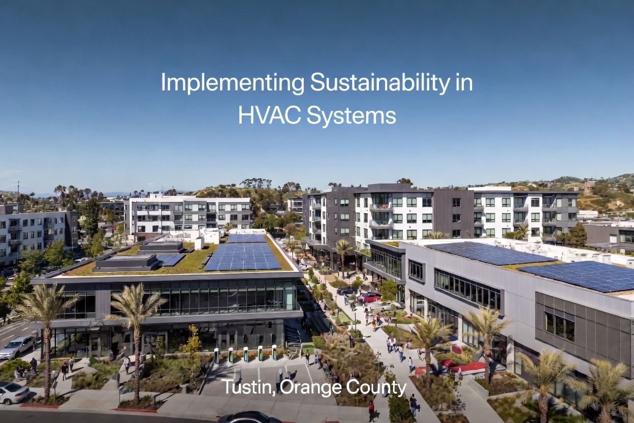 Implementing Sustainability in HVAC Systems for Mixed-Use Developments in Tustin, Orange County