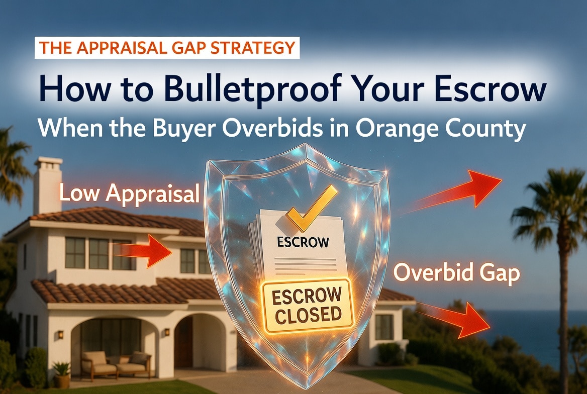 The Appraisal Gap Strategy: How to Bulletproof Your Escrow When the Buyer Overbids in Orange County