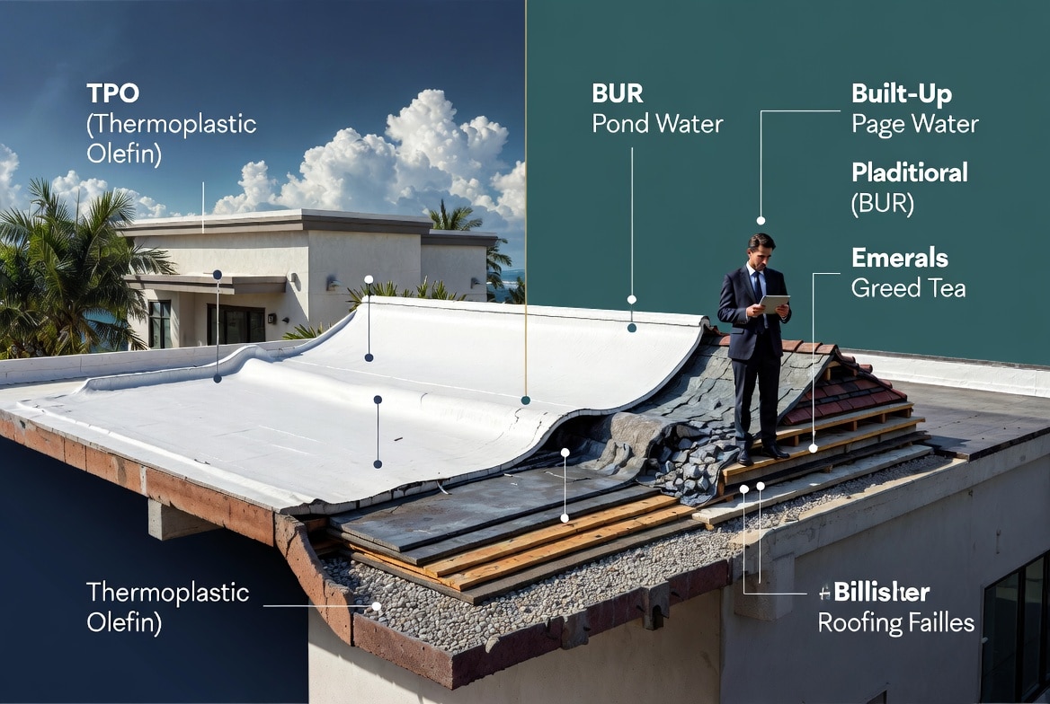 The Anatomy of a Commercial Roof: TPO, Built-Up, and When to Execute a Full Replacement in OC