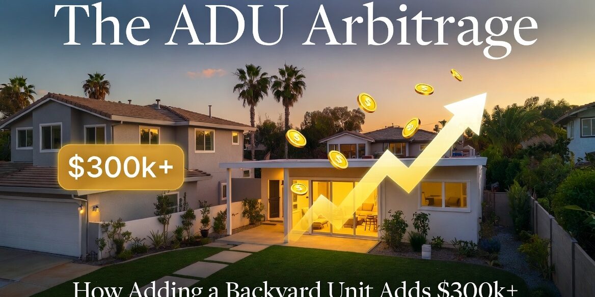 The ADU Arbitrage: How Adding a Backyard Unit Adds $300k+ in Baseline Valuation to Costa Mesa Dirt