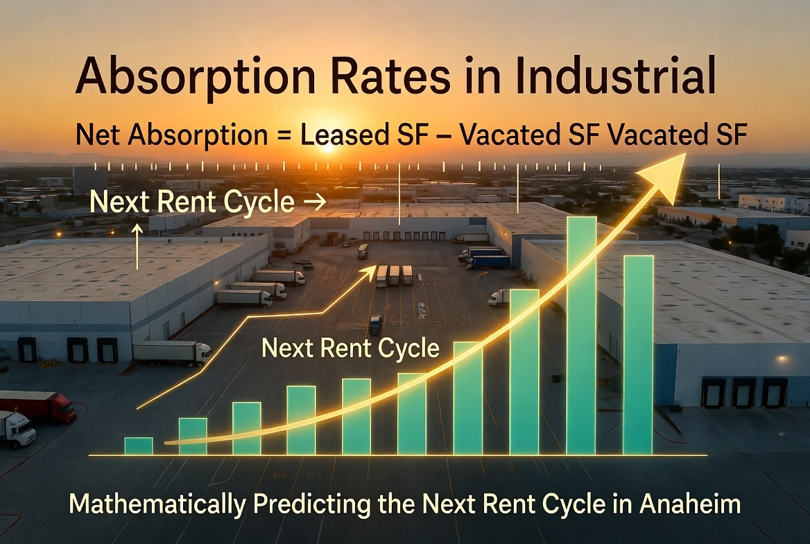 Absorption Rates in Industrial: Mathematically Predicting the Next Rent Cycle in Anaheim