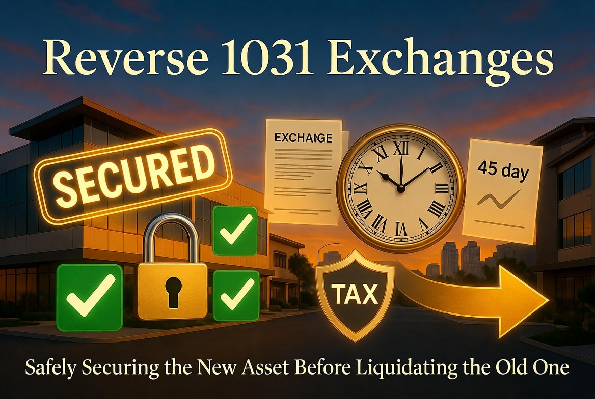 Reverse 1031 Exchanges: Safely Securing the New Asset Before Liquidating the Old One