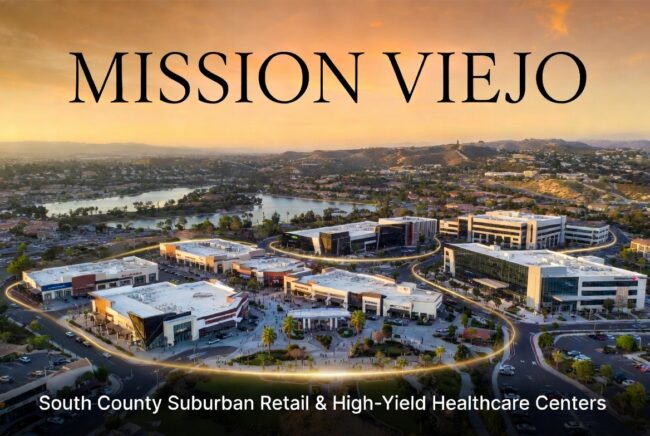 MISSION VIEJO – South County Suburban Retail & High-Yield Healthcare Centers