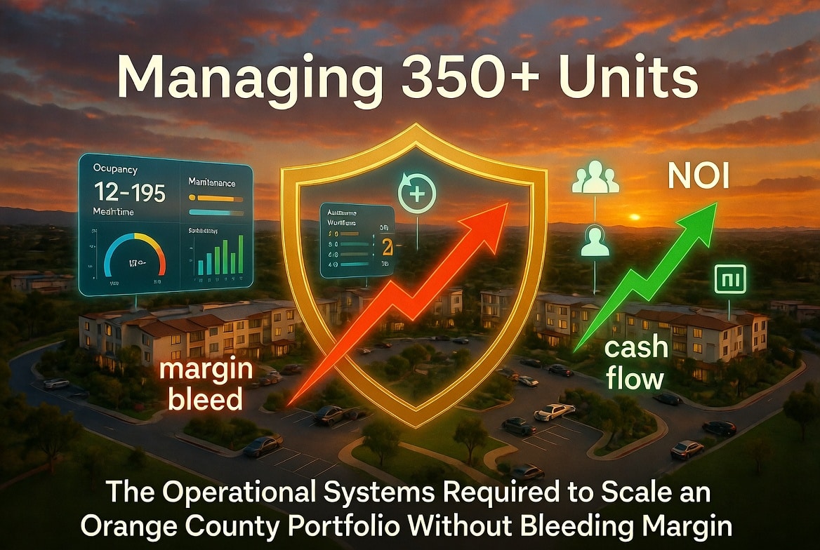 Managing 350+ Units: The Operational Systems Required to Scale an Orange County Portfolio Without Bleeding Margin