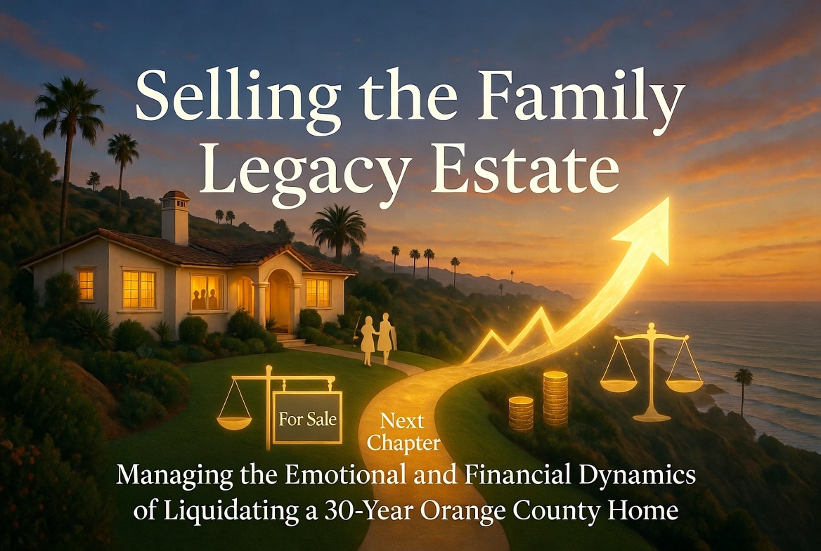 Selling the Family Legacy Estate: Managing the Emotional and Financial Dynamics of Liquidating a 30-Year Orange County Home