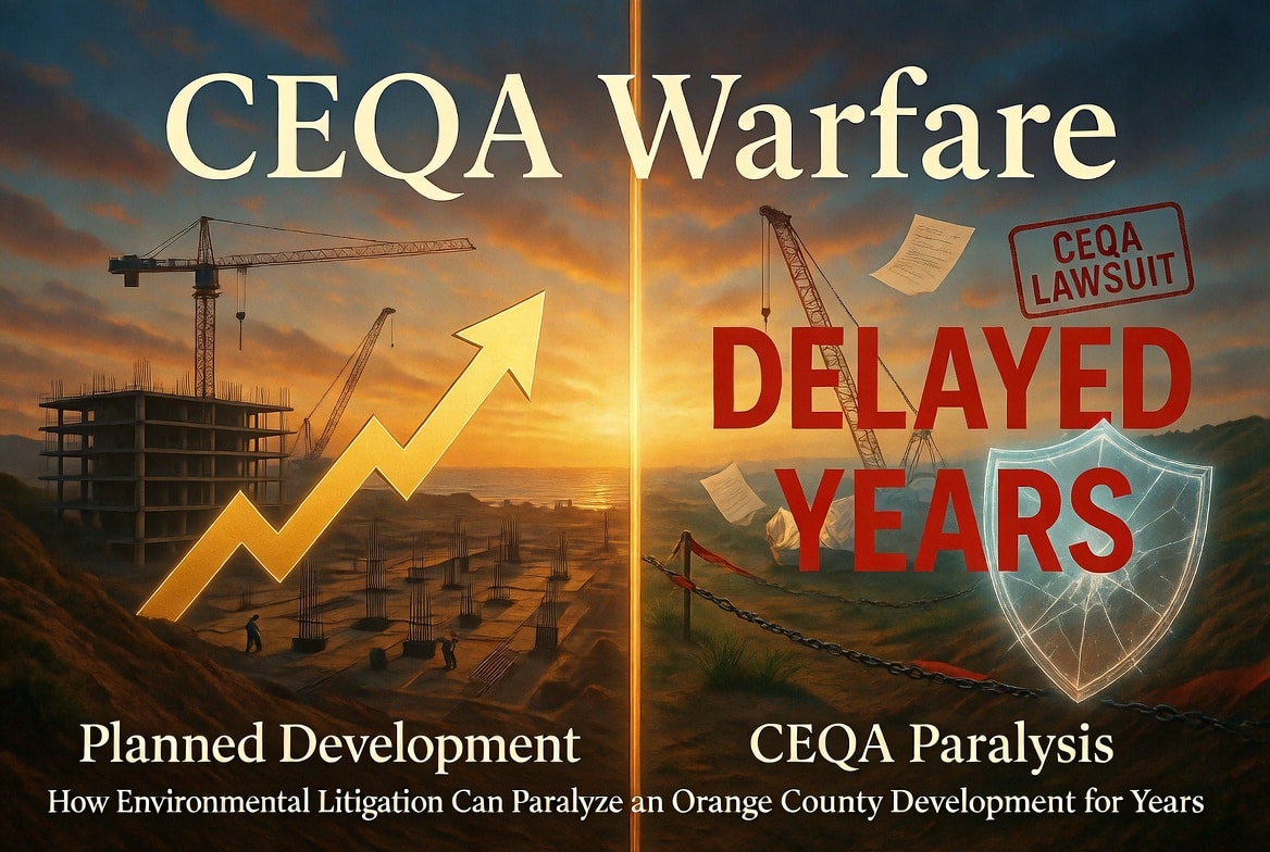 CEQA Warfare: How Environmental Litigation Can Paralyze an Orange County Development for Years