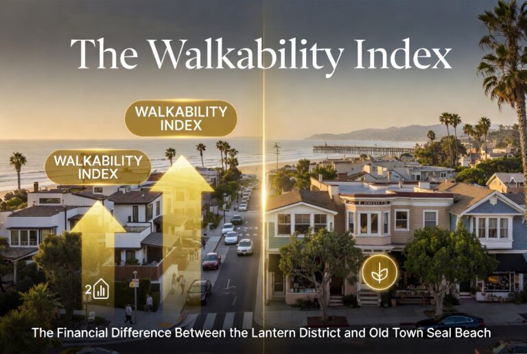 The Walkability Index: The Financial Difference Between the Lantern District and Old Town Seal Beach