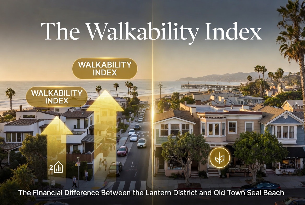 The Walkability Index: The Financial Difference Between the Lantern District and Old Town Seal Beach