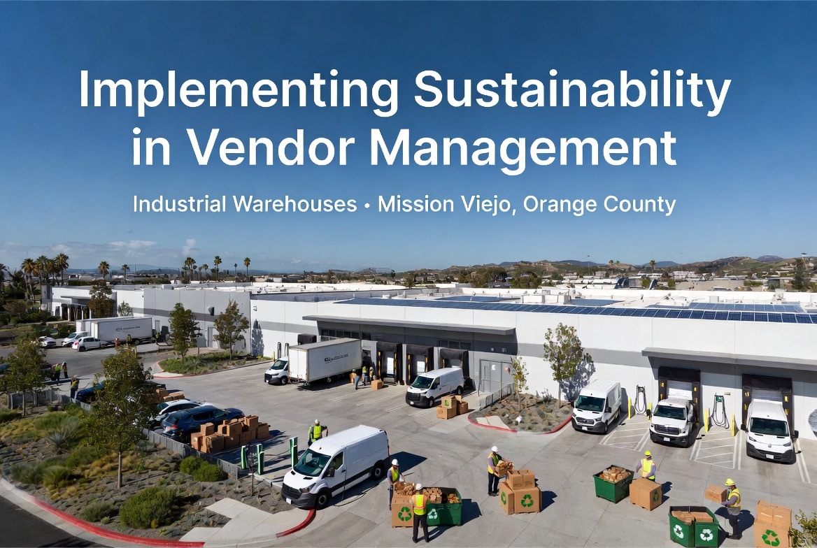 Implementing Sustainability in Vendor Management in Industrial Warehouses in Mission Viejo, Orange County