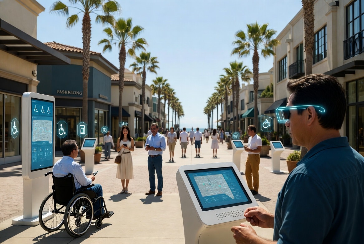 Integrating Technology in Accessibility Compliance for Shopping Centers in Newport Beach, Orange County