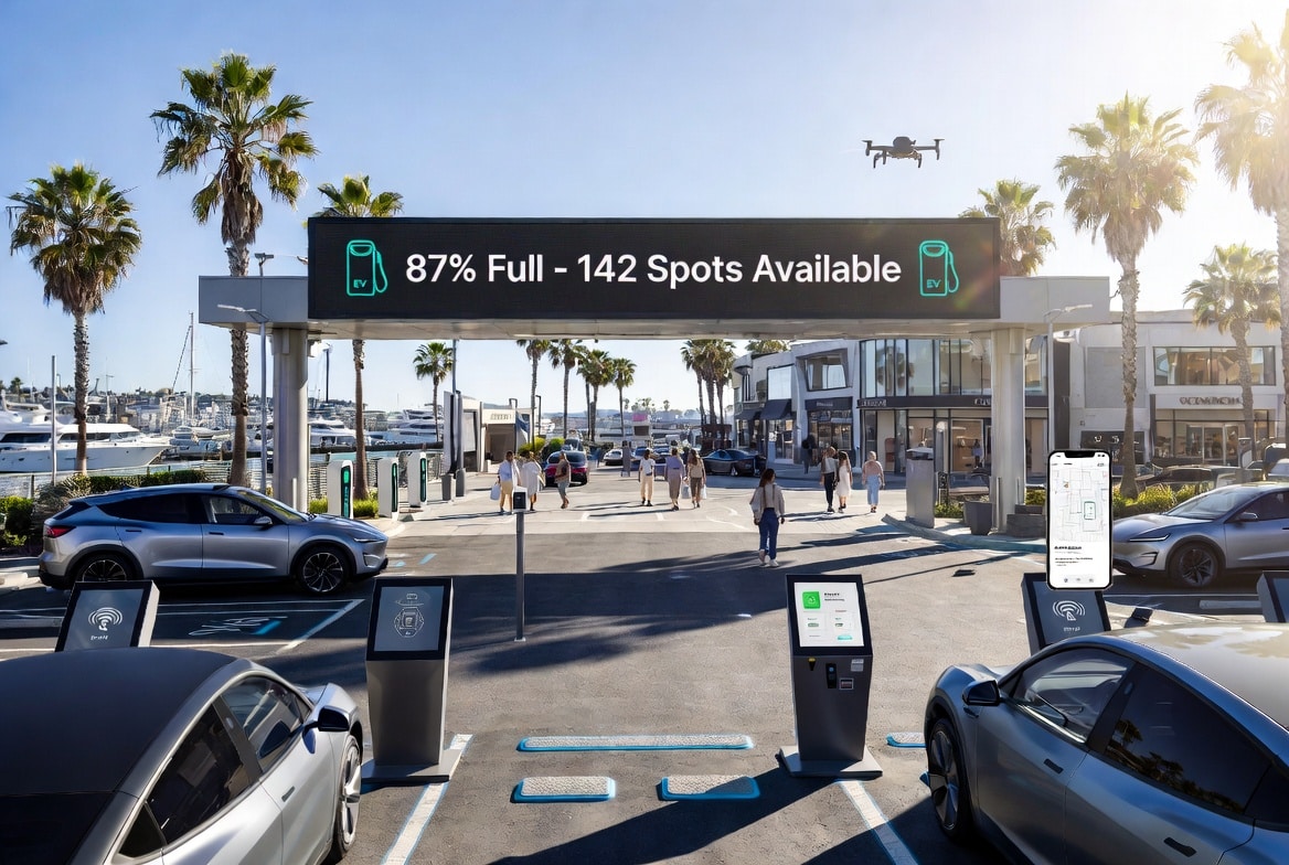 Integrating Technology in Parking Management in Retail Spaces in Newport Beach, Orange County