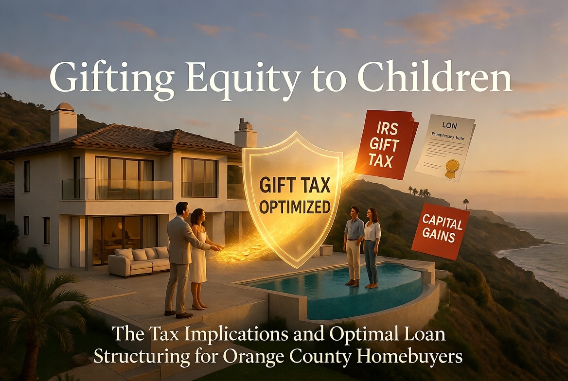 Gifting Equity to Children: The Tax Implications and Optimal Loan Structuring for Orange County Homebuyers