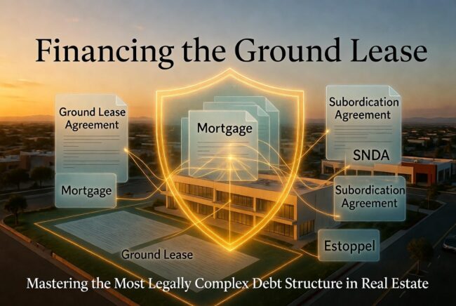 Financing the Ground Lease: Mastering the Most Legally Complex Debt Structure in Real Estate