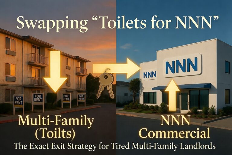 Swapping “Toilets for NNN”: The Exact Exit Strategy for Tired Multi-Family Landlords