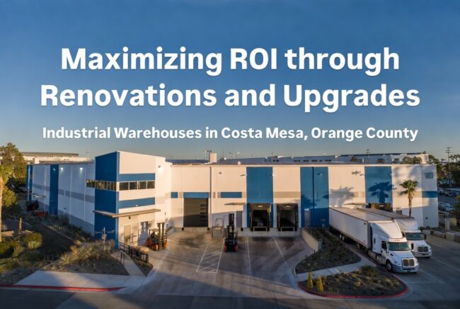 Maximizing ROI through Renovations and Upgrades in Industrial Warehouses in Costa Mesa, Orange County