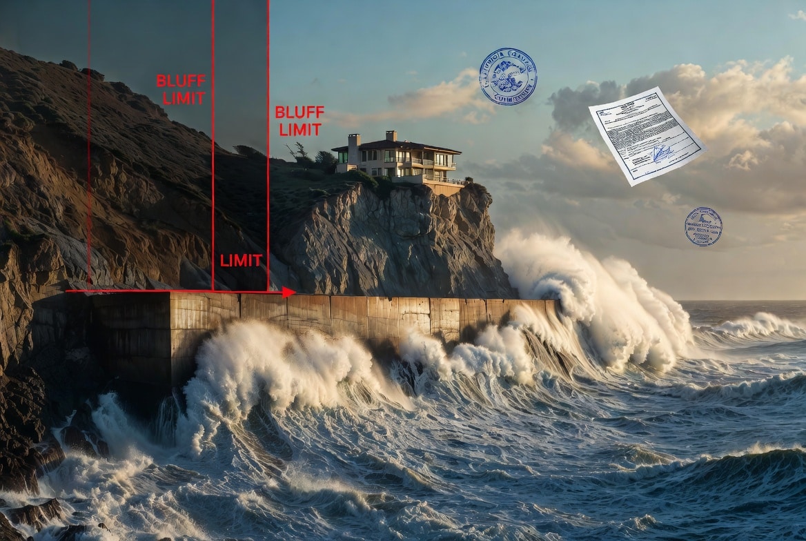 Navigating the California Coastal Commission: The Brutal Reality of Seawalls, Bluff Limits, and Coastal Development Permits