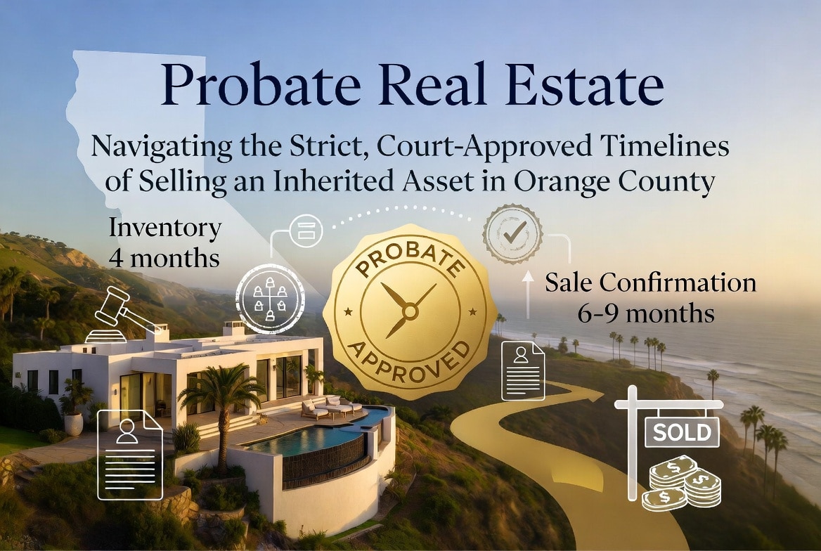 Probate Real Estate: Navigating the Strict, Court-Approved Timelines of Selling an Inherited Asset in Orange County