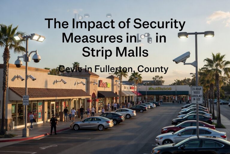 The Impact of Security Measures in Strip Malls in Fullerton, Orange County