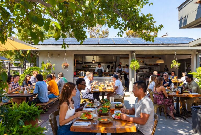 The Impact of Sustainability Practices in Restaurants and Food Services in Brea, Orange County