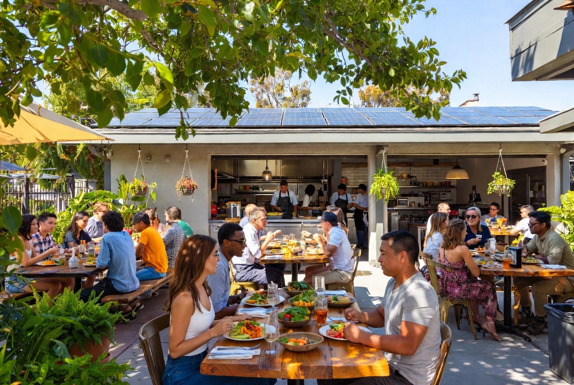 The Impact of Sustainability Practices in Restaurants and Food Services in Brea, Orange County