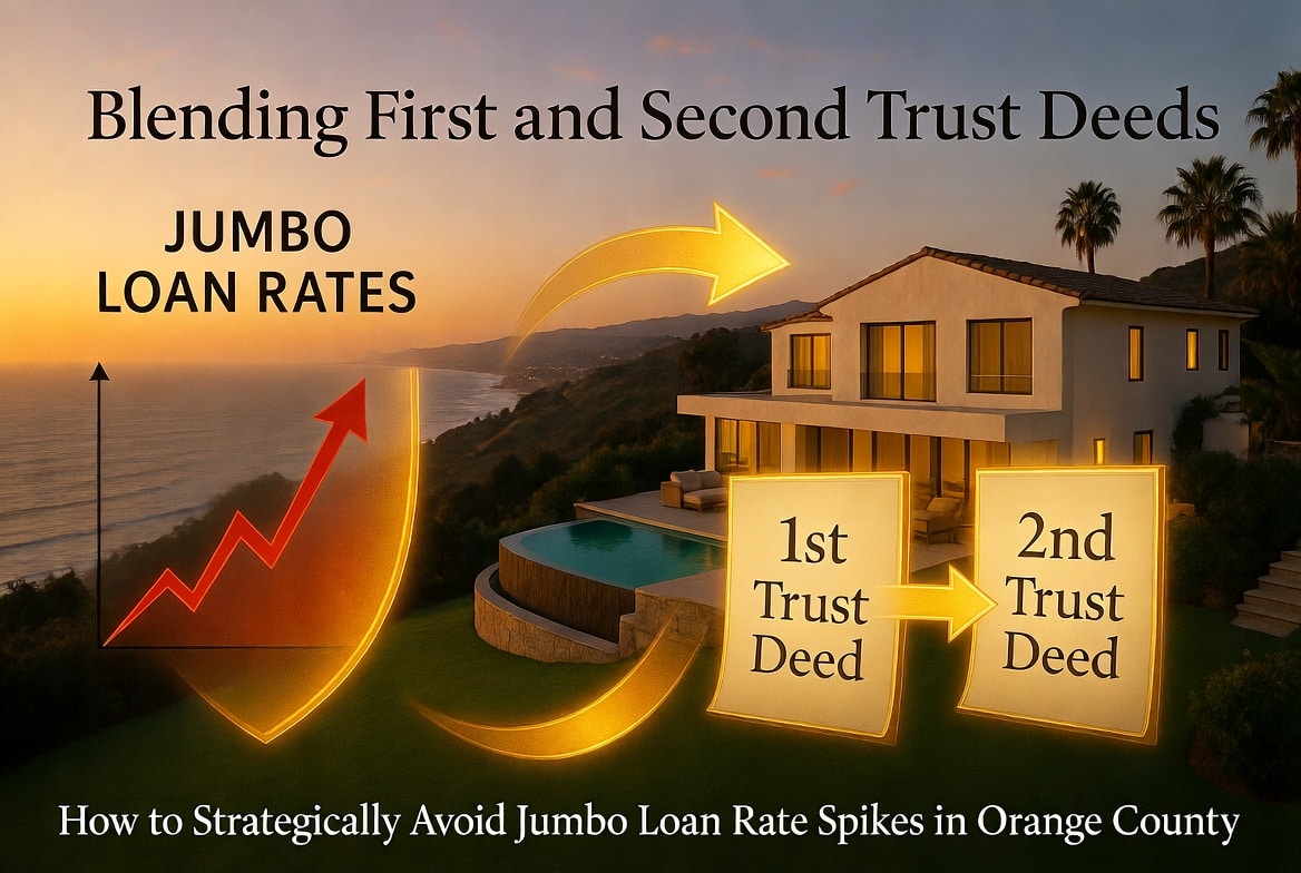 Blending First and Second Trust Deeds: How to Strategically Avoid Jumbo Loan Rate Spikes in Orange County