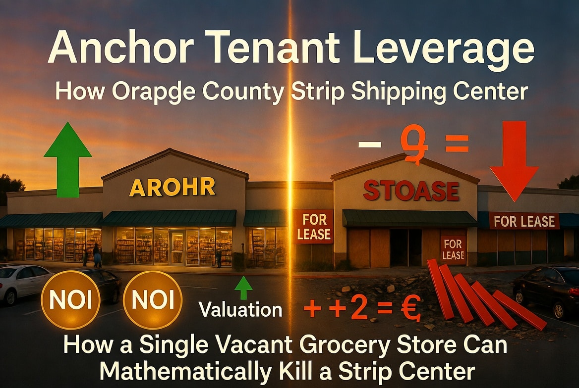 Anchor Tenant Leverage: How a Single Vacant Grocery Store Can Mathematically Kill a Strip Center