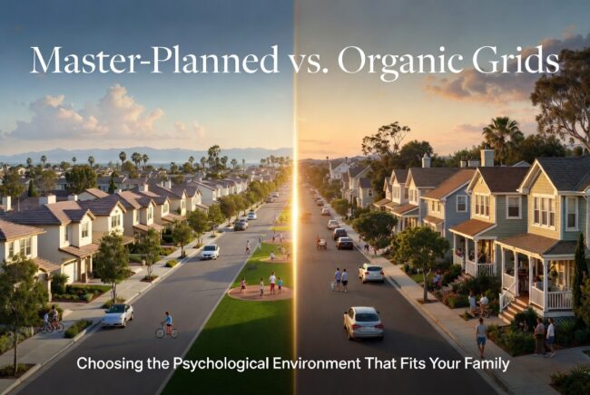 Master-Planned vs. Organic Grids: Choosing the Psychological Environment That Fits Your Family