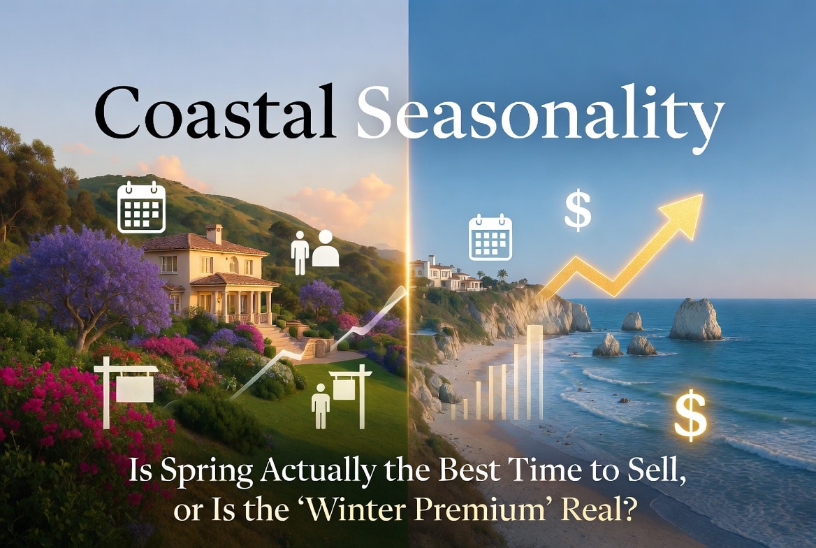 Coastal Seasonality: Is Spring Actually the Best Time to Sell, or Is the “Winter Premium” Real?