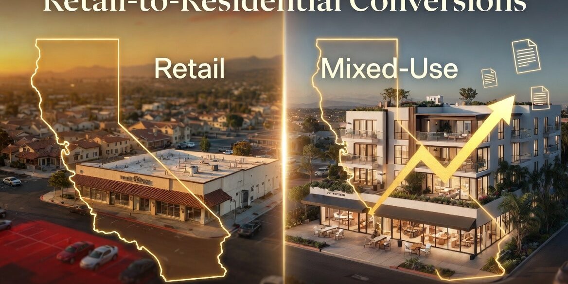 Retail-to-Residential Conversions: Navigating California’s “Mixed-Use” zoning mandates.