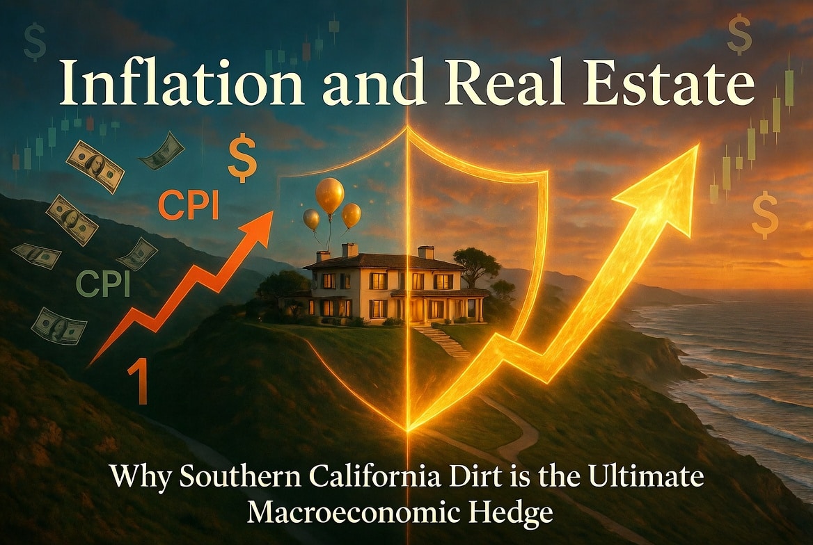 Inflation and Real Estate: Why Southern California Dirt is the Ultimate Macroeconomic Hedge