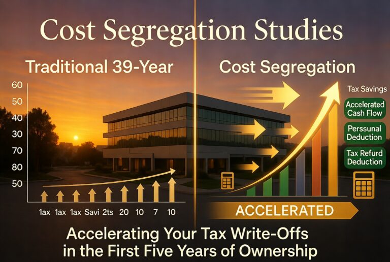 Cost Segregation Studies: Accelerating Your Tax Write-Offs in the First Five Years of Ownership
