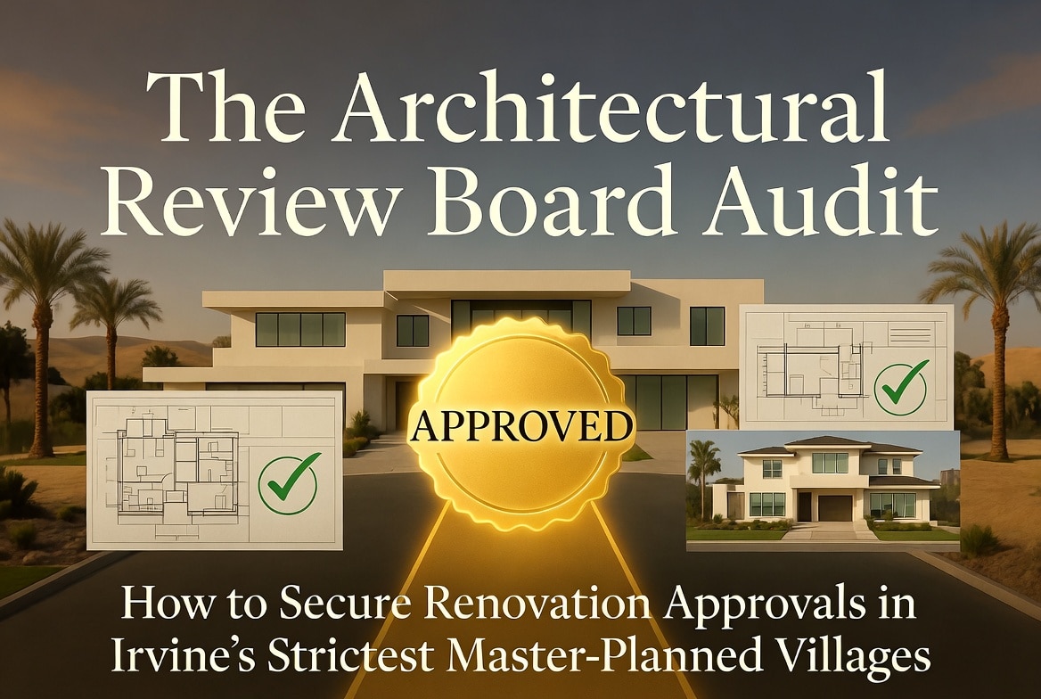 The Architectural Review Board Audit: How to Secure Renovation Approvals in Irvine’s Strictest Master-Planned Villages